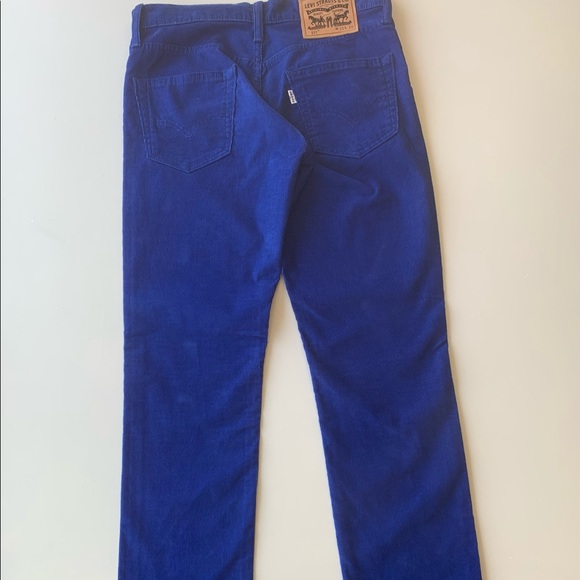 COPY - Levi’s 511 Corduroy Cobalt Blue Pants Straight Leg Electric Pockets W 30… - Picture 15 of 16